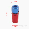 Degree Aluminum Alloy Oil Cooler Swivel Oil Fuel Gas Line Hose Pipe Adapter End AN Fitting (AN4-0A)